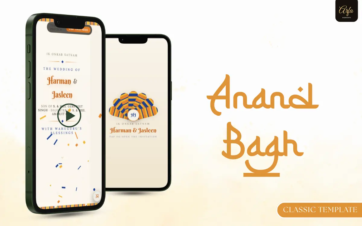 Anand Bagh template preview