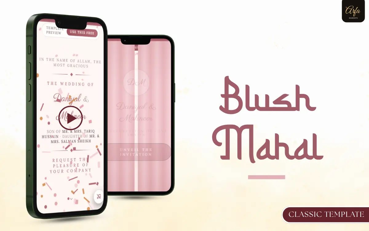 Blush Mahal template preview