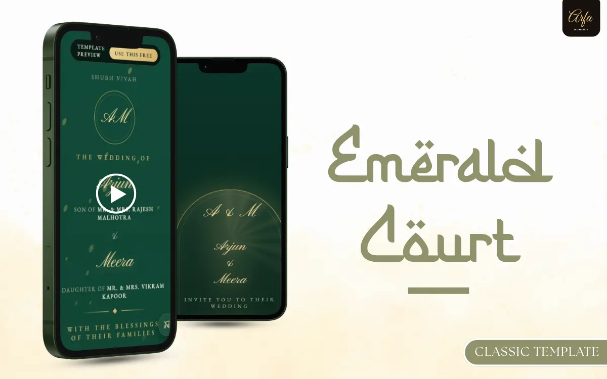 Emerald Court template preview
