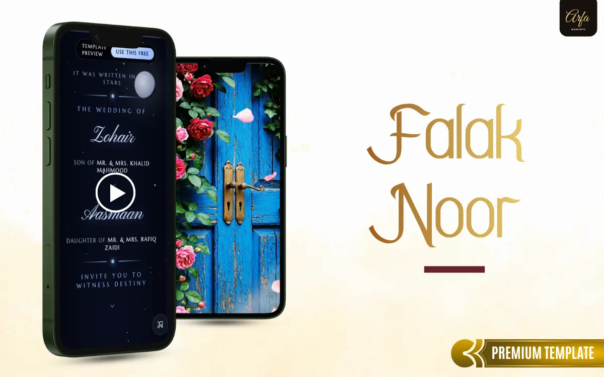 Falak Noor template preview
