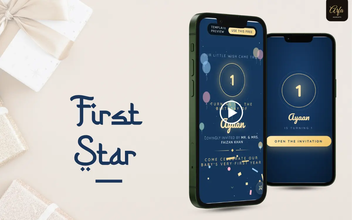First Star template preview