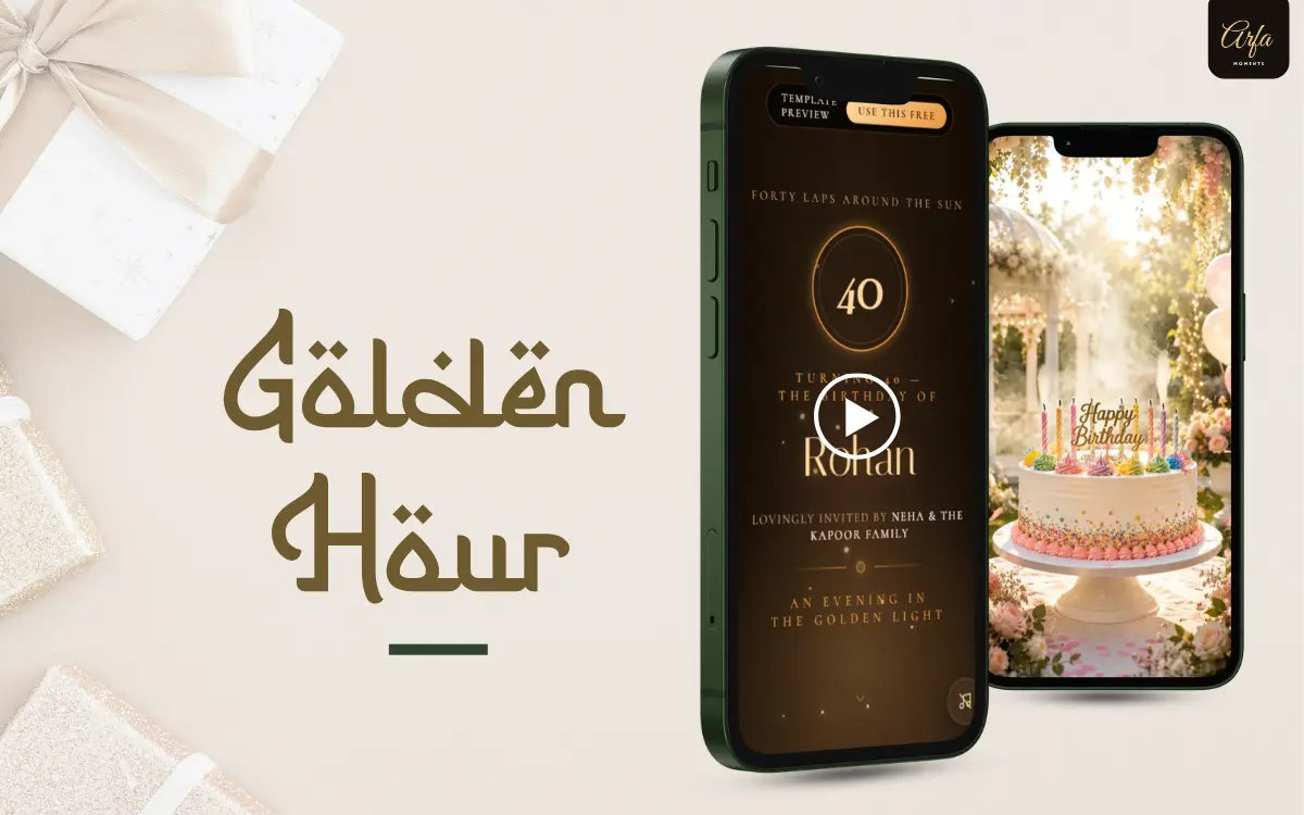 Golden Hour template preview