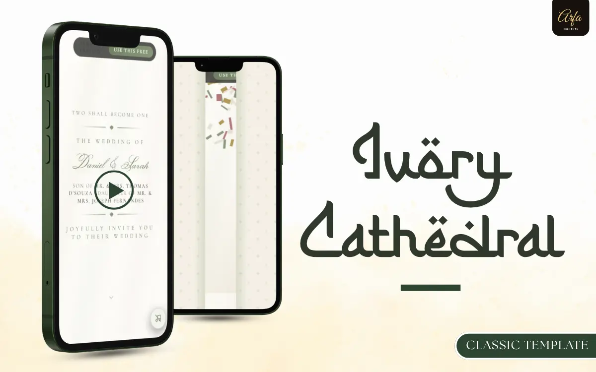 Ivory Cathedral template preview