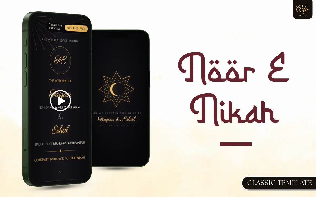 Noor-e-Nikah template preview