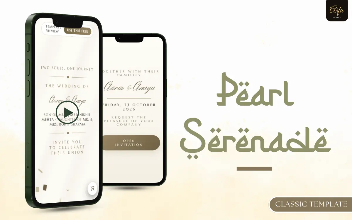Pearl Serenade template preview