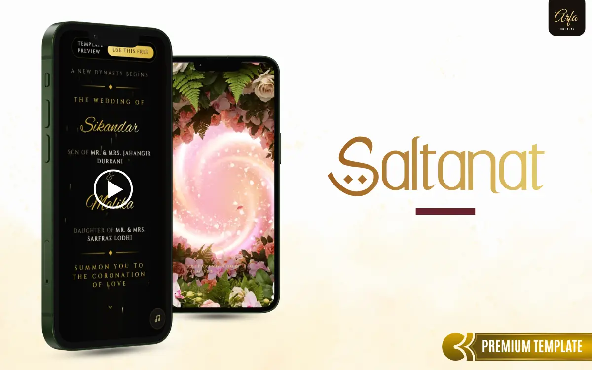 Saltanat template preview