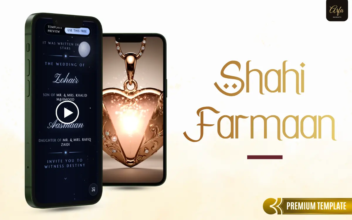 Shahi Farmaan template preview